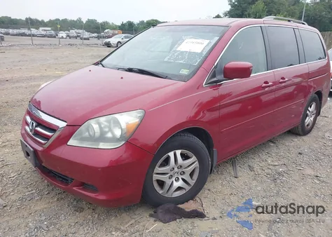 2005 Honda Odyssey Ex-L z USA, uszkodzony, nr VIN 5FNRL38795B025215